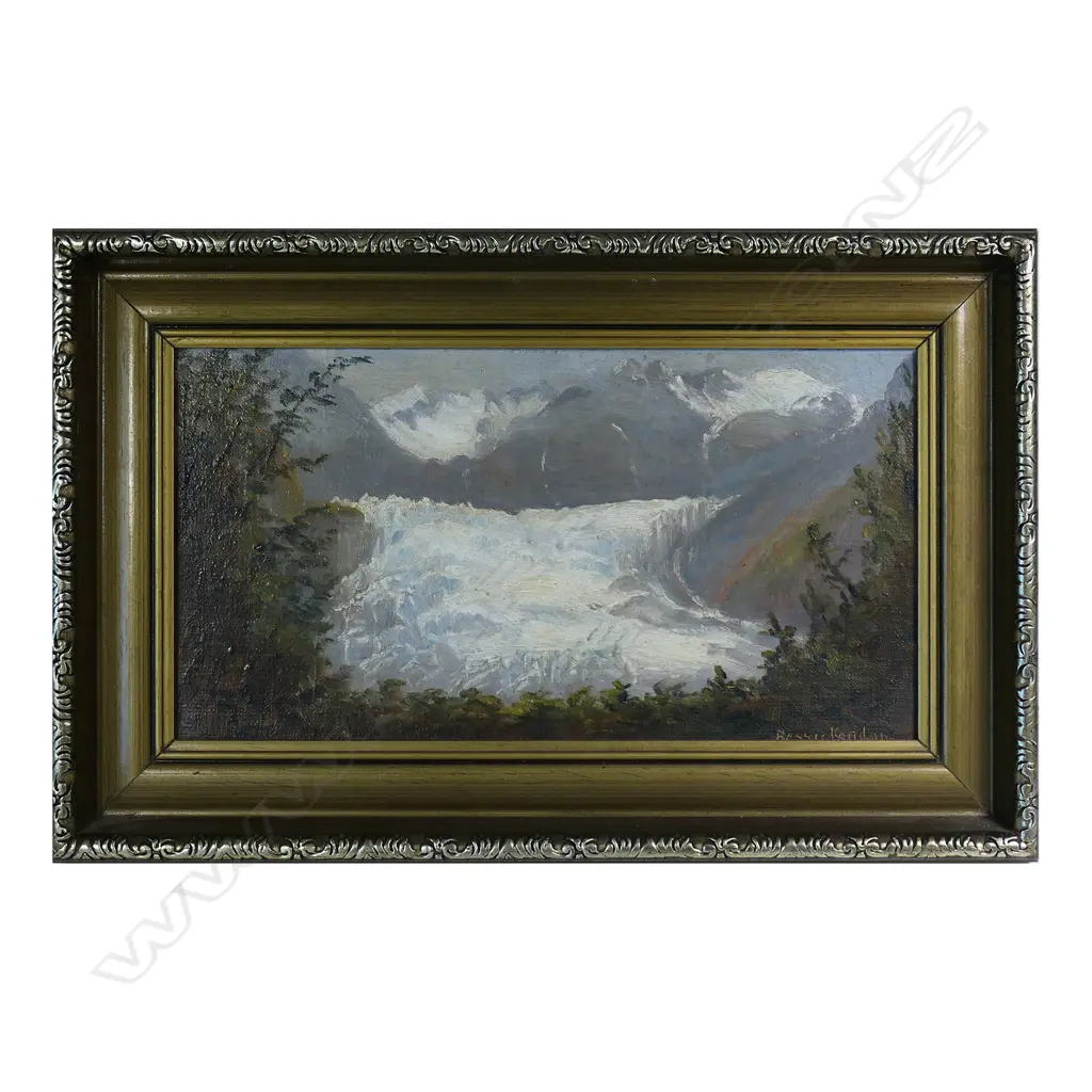 Bessie Kendon (NZ 1880-1959) 'Fox Glacier', Image 1++