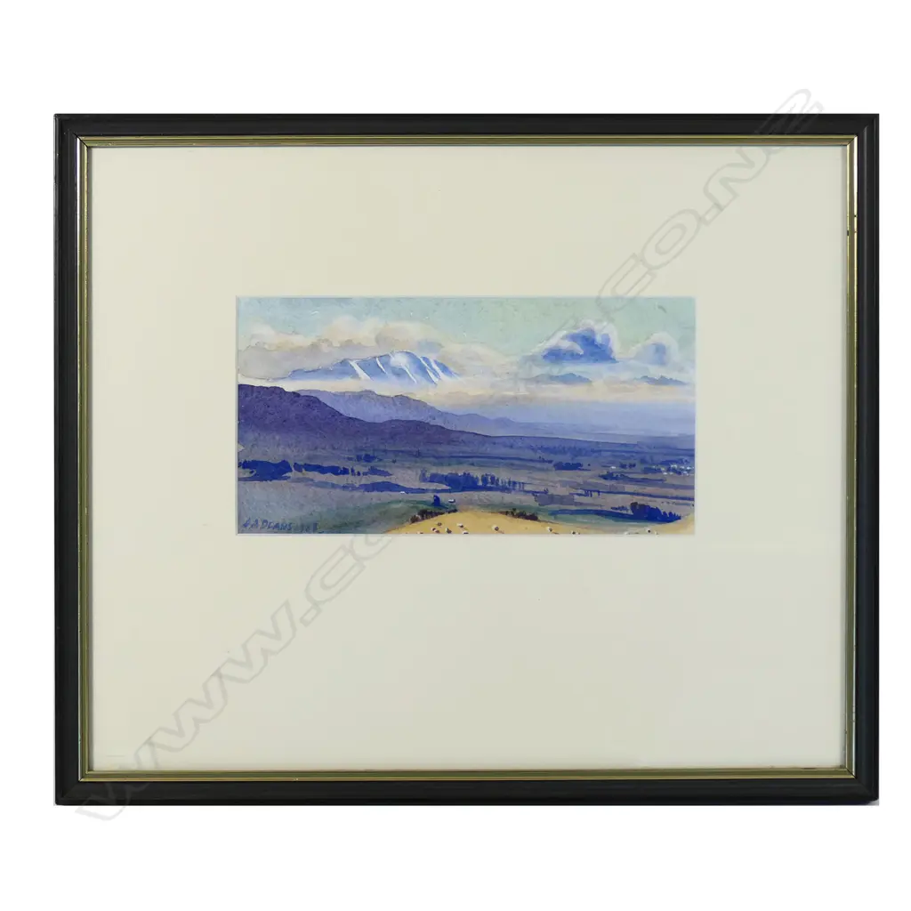 Austen A. Deans (NZ1915-2011) untitled landscape Image 1++