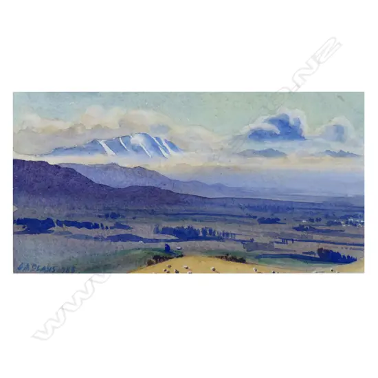 Austen A. Deans (NZ1915-2011) untitled landscape