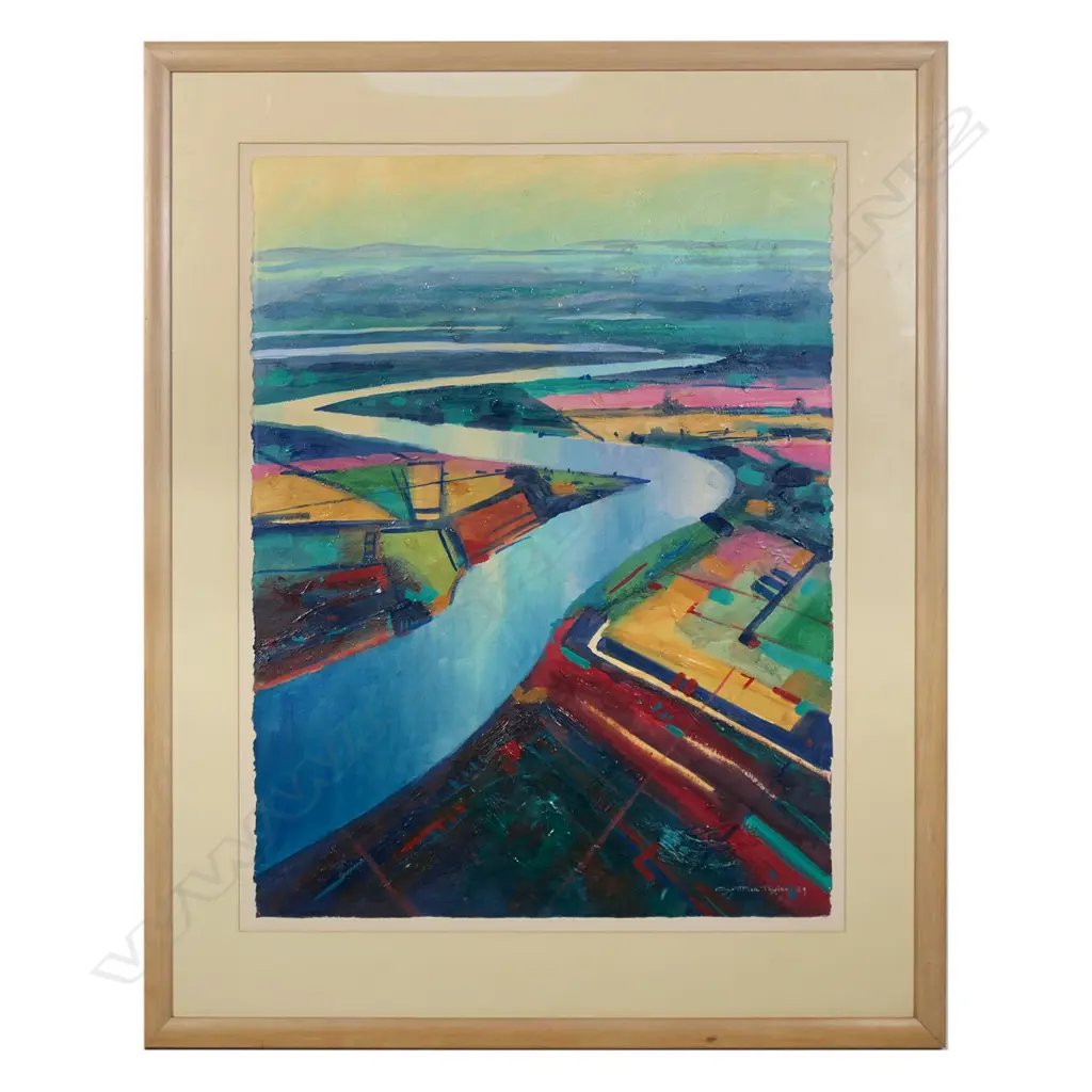 Cynthia Taylor (NZ 1947-) 'Snake River II', Image 1++