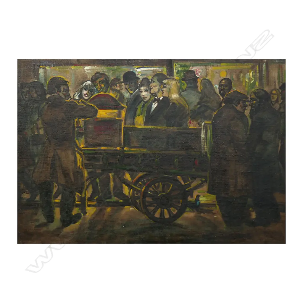 Leonard V. Mitchell (UK/NZ 1925-1980) 'Chestnut Stall West End', Image 1++