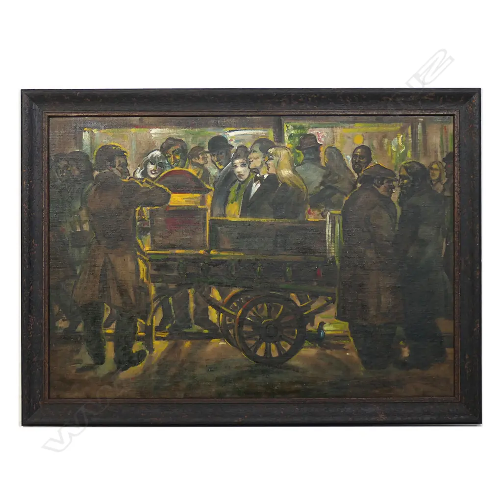 Leonard V. Mitchell (UK/NZ 1925-1980) 'Chestnut Stall West End', Image 1++