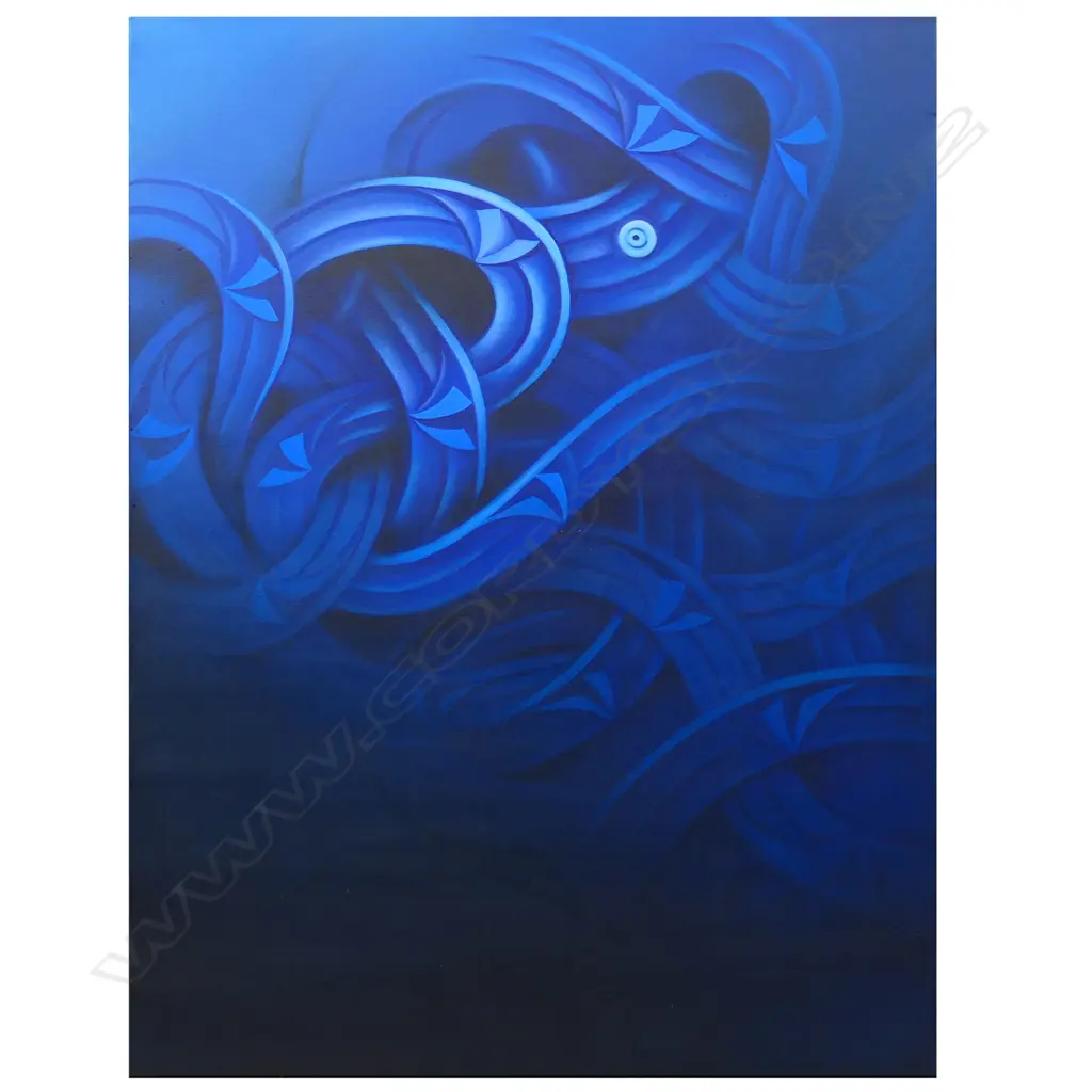 Daniel Ormsby untitled blue Taniwha, Image 1++