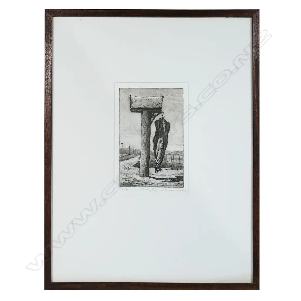 Grahame Sydney (NZ 1948-) 'Private Bag', Image 1++