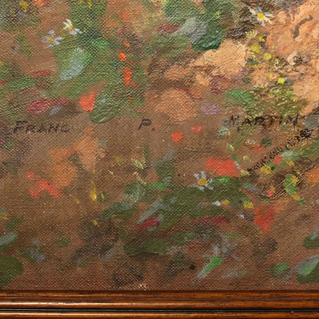 Francis P. Martin (Scotland 1883-1966) farm workers hoeing the field, Image 1++