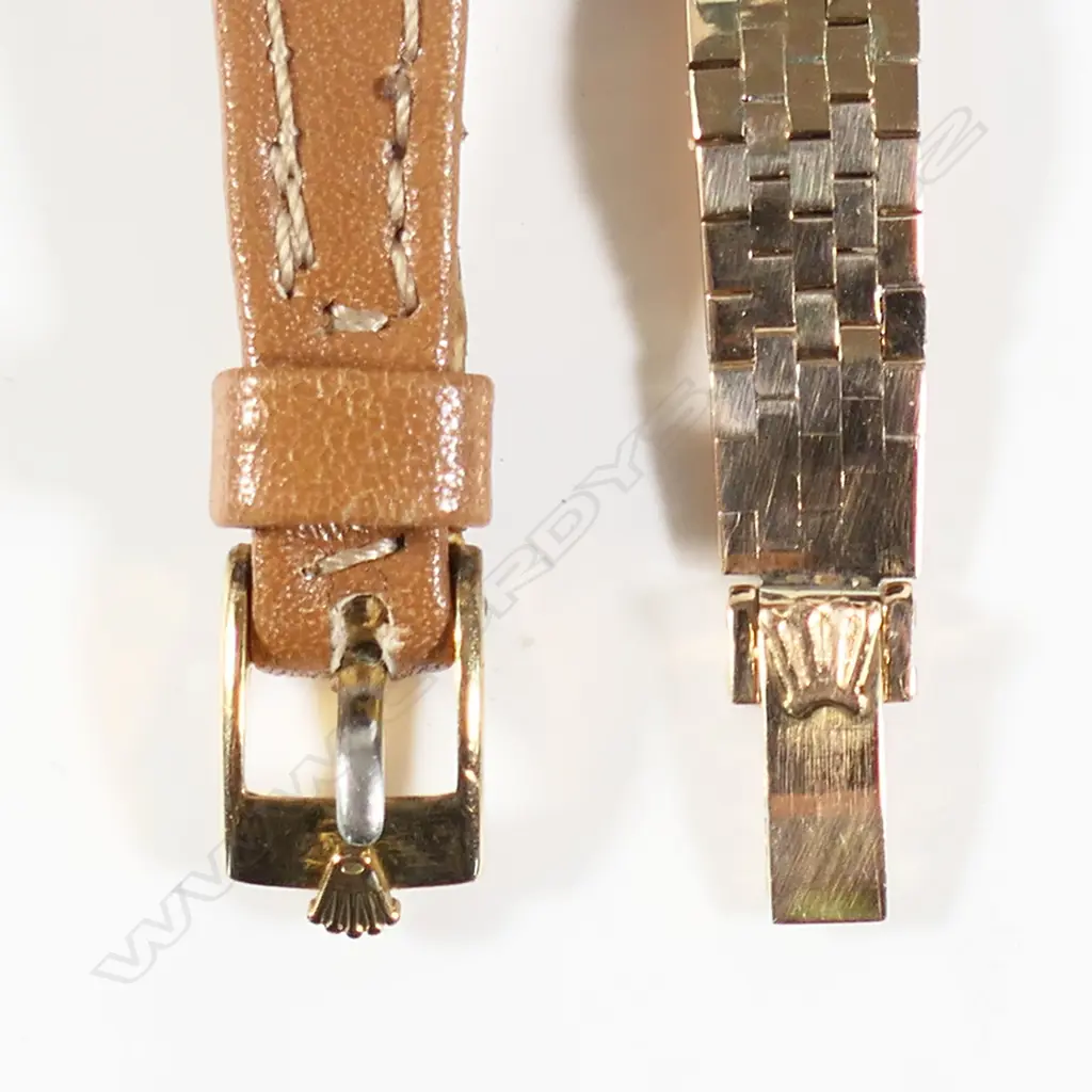 A 1950's 18ct rose gold Rolex 'Orchid' ladies wristwatch, Image 1++