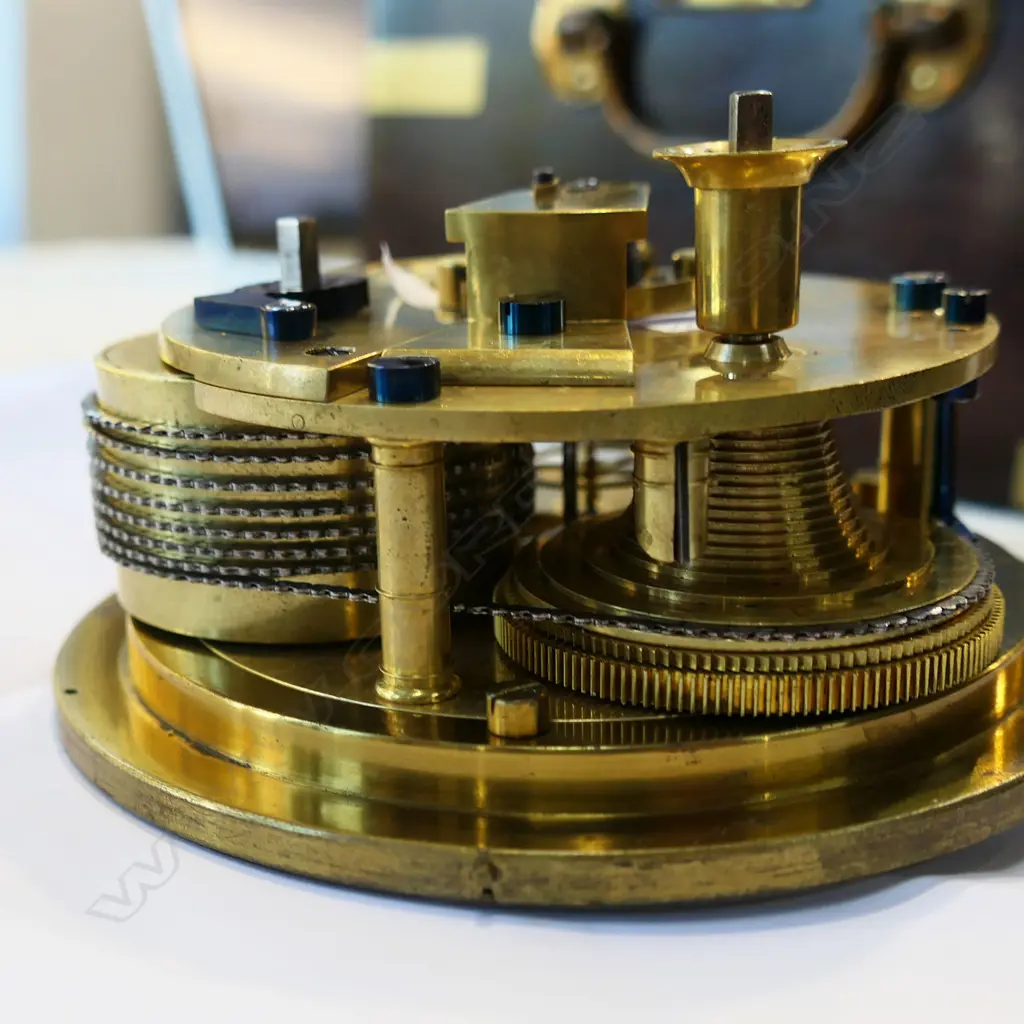A fine Victorian eight day marine chronometer by Fletcher of Berkley square London, Image 1++