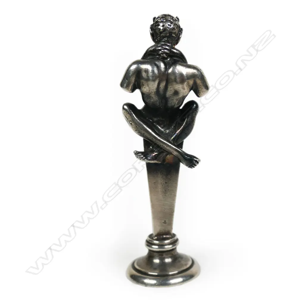 A Continental silver erotic seal, Image 1++