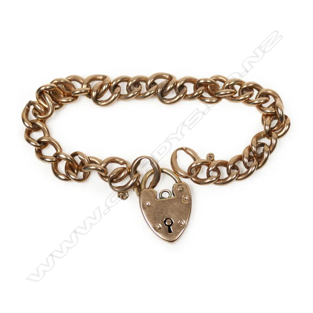 A 9ct rose gold bracelet, Image 1++