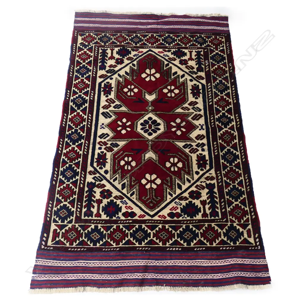 A hand knotted Afghan Burjusta carpet, Image 1++