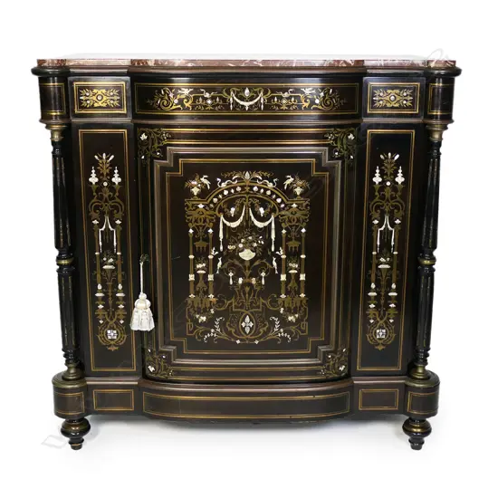 An impressive French Napoleon III Meuble d’Appui buffet,