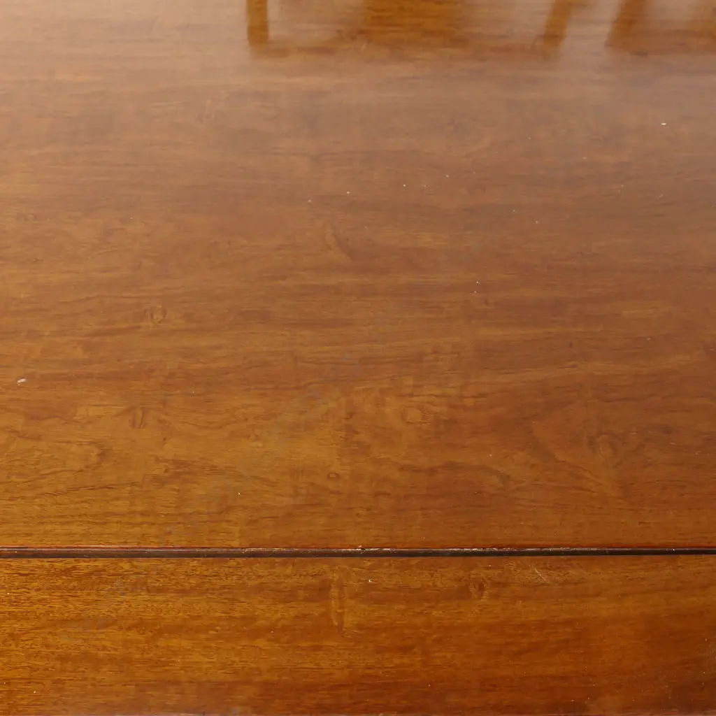 A vintage Chinese rosewood long dining table and eight chairs, Image 1++