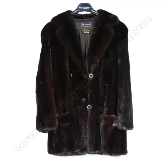 A mink jacket,