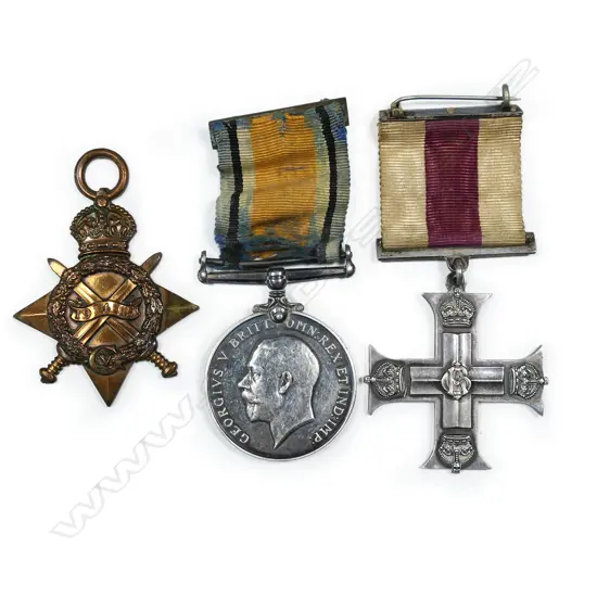 A group of three WWI medals,