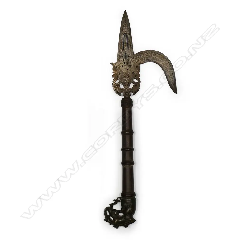 A 19thC Indo-Persian ankusha bullock or elephant goad, Image 1++