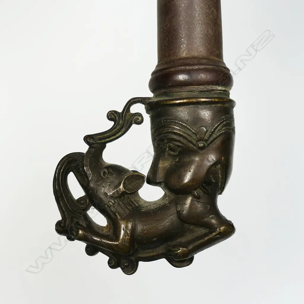 A 19thC Indo-Persian ankusha bullock or elephant goad, Image 1++