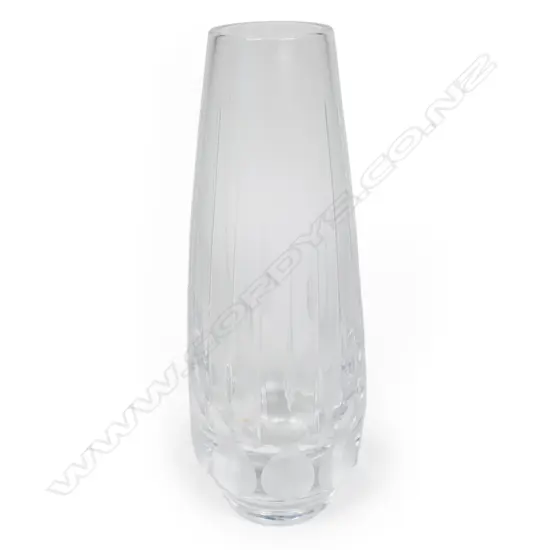 A Cartier crystal vase,
