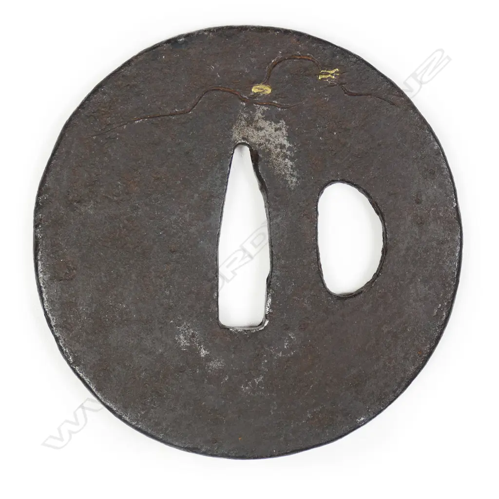A 17thC early Edo period Nara school tsuba, Image 1++