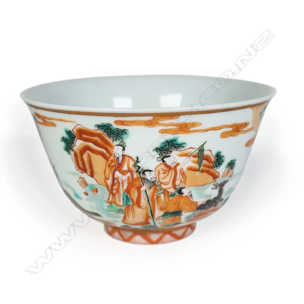 A fine Chinese porcelain painted bowl, Image 1++