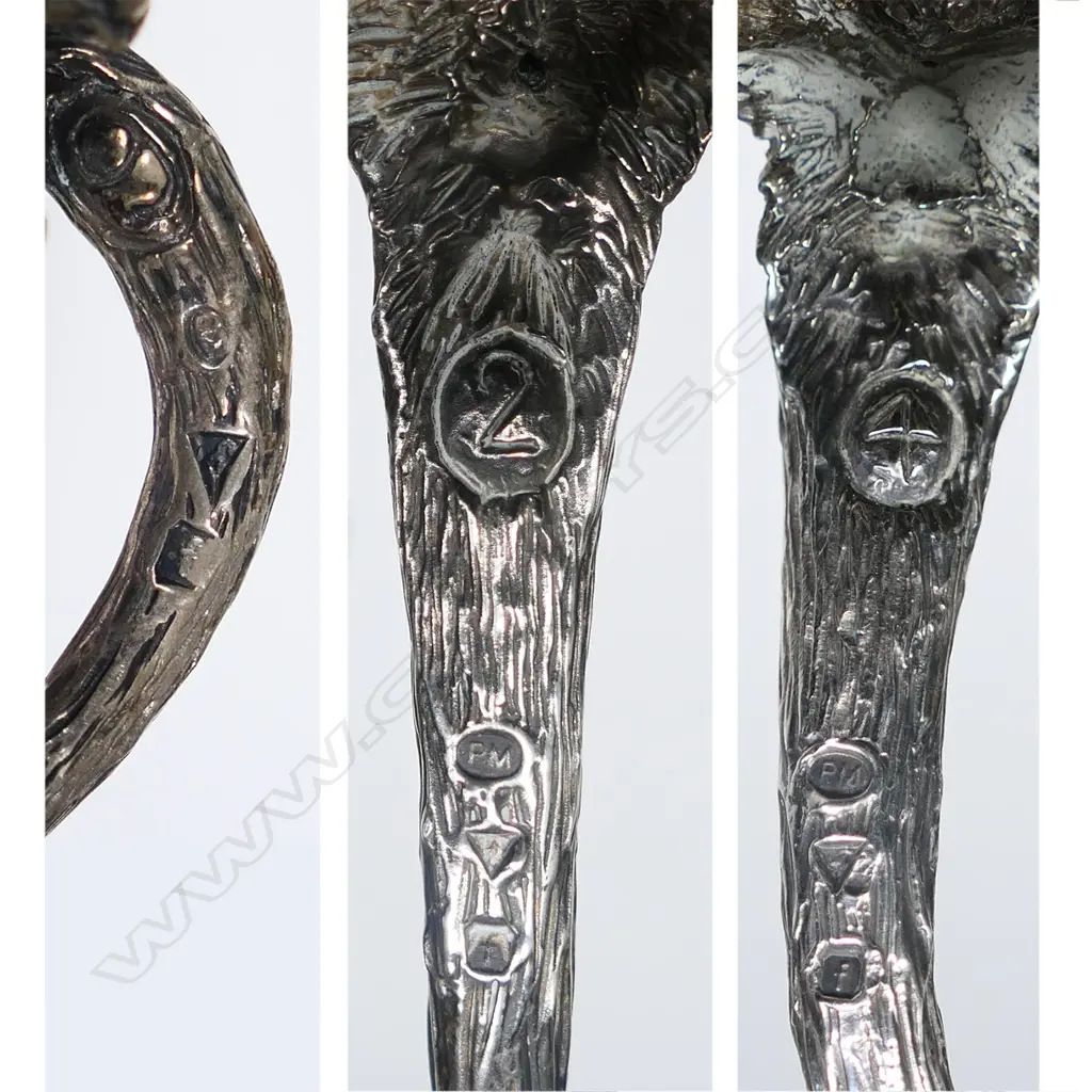 Three Patrick Mavros (Zimbabwe 1954-) silver meerkat family, Image 1++