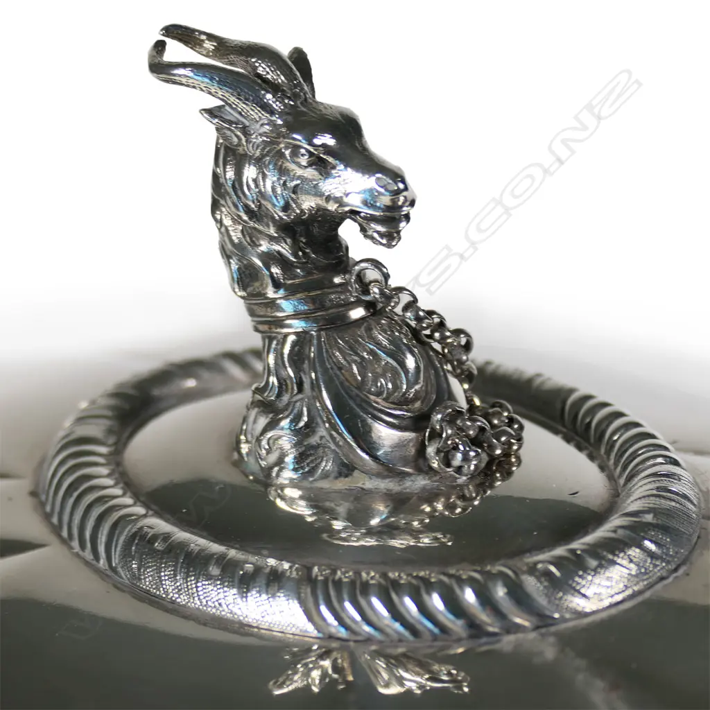 A quality William IV Old Sheffield Plate and silver food dome, Image 1++