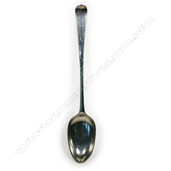 A George II Irish bottom marked Hanoverian large pie spoon,