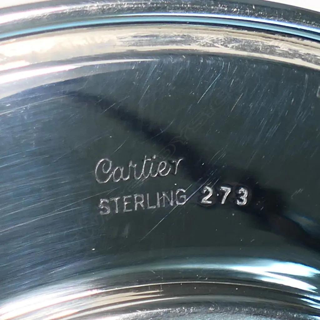 Eleven contemporary Cartier small silver trays, Image 1++