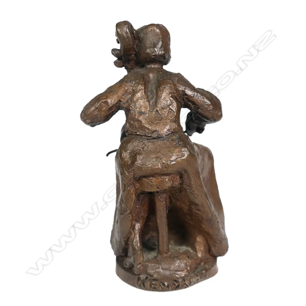 Ken Kendall (1928-2012) bronze cellist, Image 1++