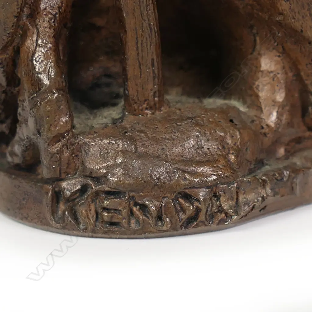 Ken Kendall (1928-2012) bronze cellist, Image 1++