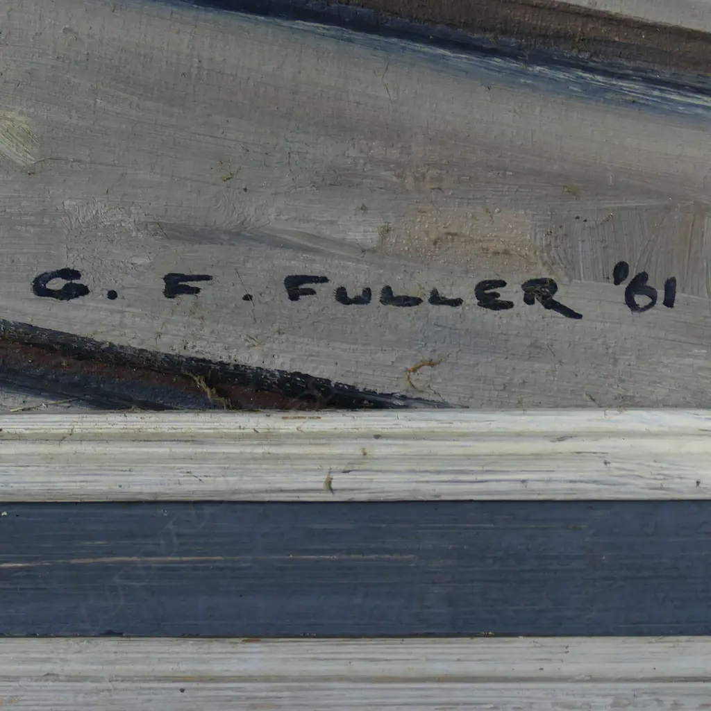 Geoffrey F. Fuller (NZ 1925-2011) 'Dock Yards', Image 1++