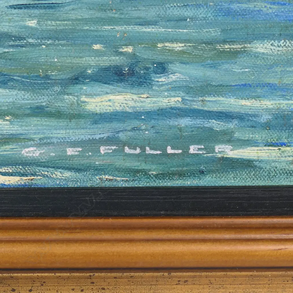 Geoffrey F. Fuller (NZ 1925-2011) 'Evans Bay' Image 1++