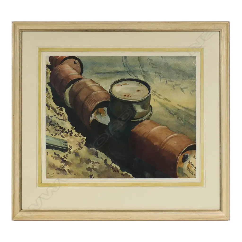 Geoffrey F. Fuller (NZ 1925-2011) 'Drums', Image 1++