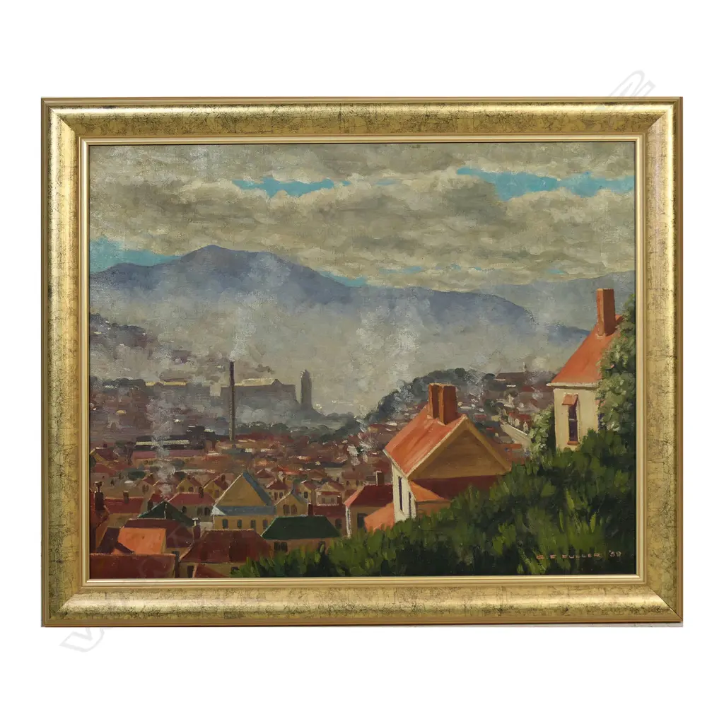 Geoffrey F. Fuller (NZ 1925-2011) 'May Afternoon, Wellington', Image 1++