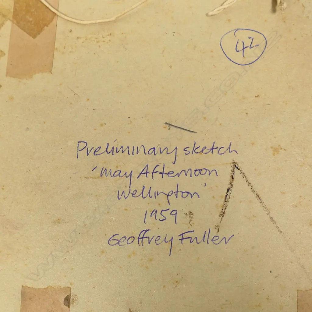 Geoffrey F. Fuller (NZ 1925-2011) 'May Afternoon, Wellington', Image 1++