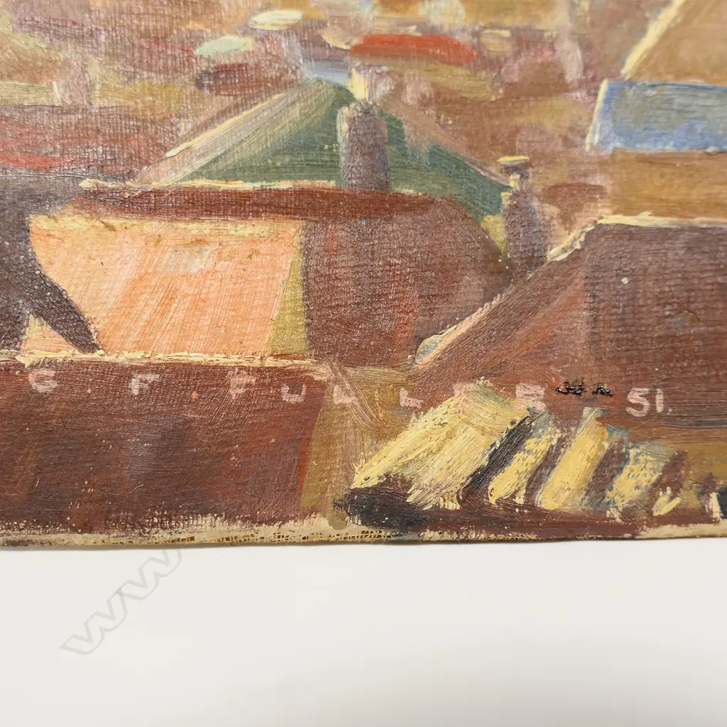 Geoffrey F. Fuller (NZ 1925-2011) 'May Afternoon, Wellington', Image 1++