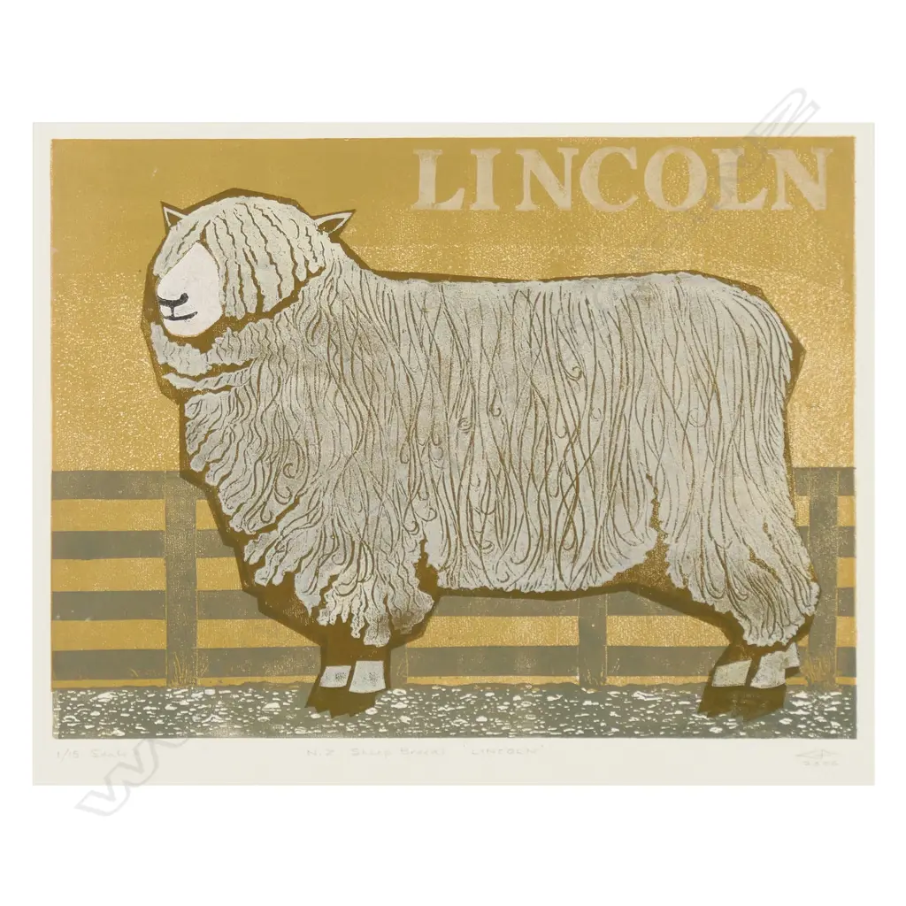 Geoffrey F. Fuller (NZ 1925-2011) 'Lincoln', Image 1++