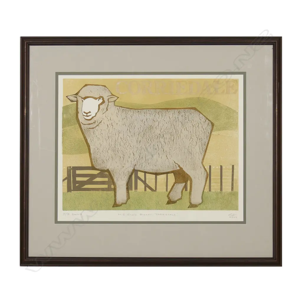Geoffrey F. Fuller (NZ 1925-2011) 'Corriedale', Image 1++