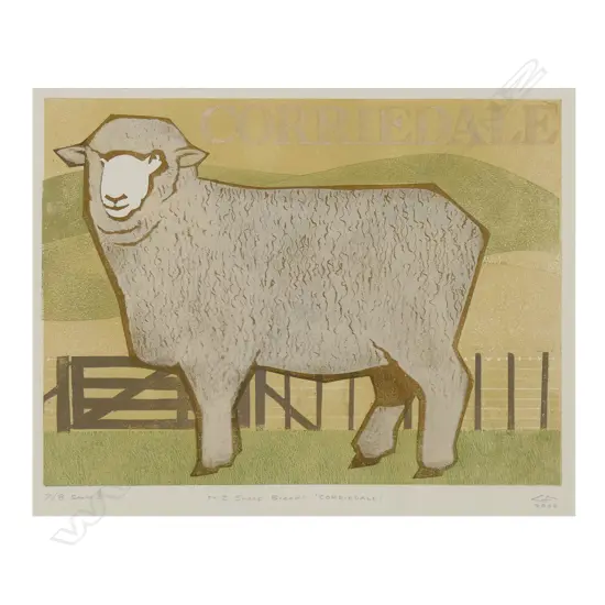 Geoffrey F. Fuller (NZ 1925-2011) 'Corriedale',