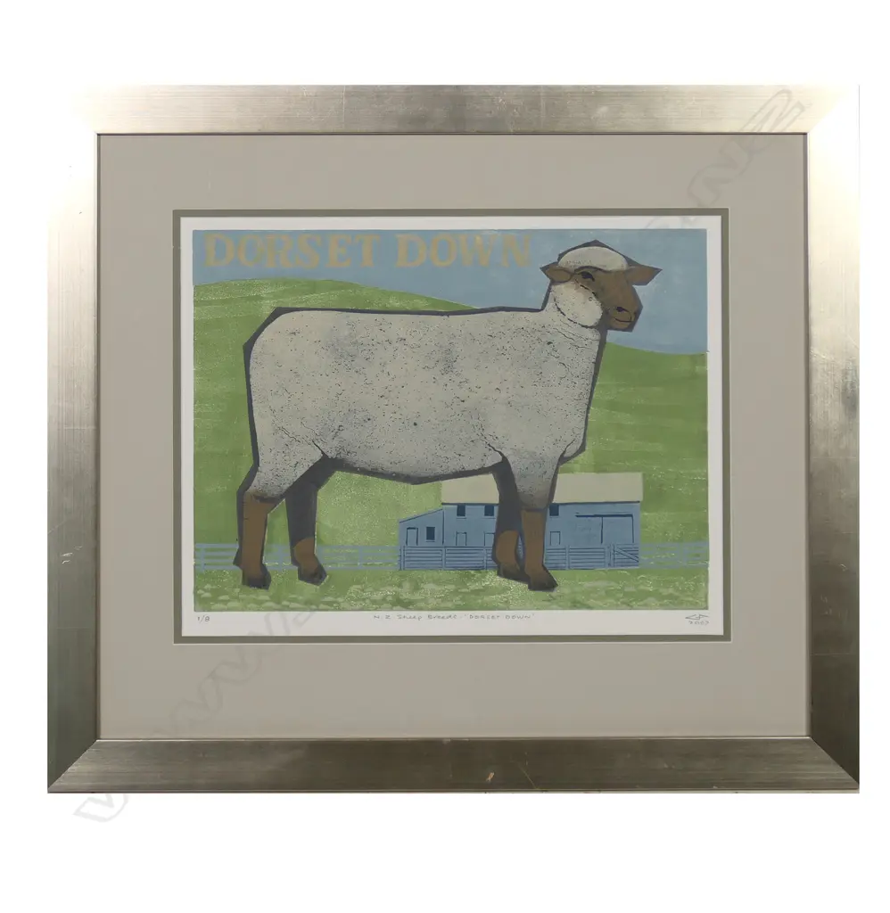 Geoffrey F. Fuller, (NZ 1925-2011) 'Dorset Down', Image 1++