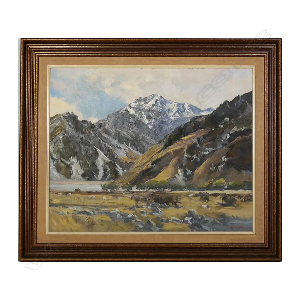 Don Neilson (NZ 1924-2013) 'Rocky Faces Near Mt. Cook', Image 1++