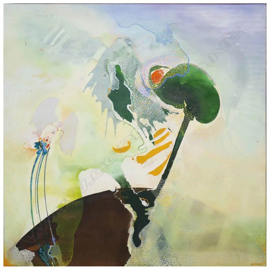 Philipa Blair (Hutchison) (NZ1945-) 'Green Burst', Image 1++