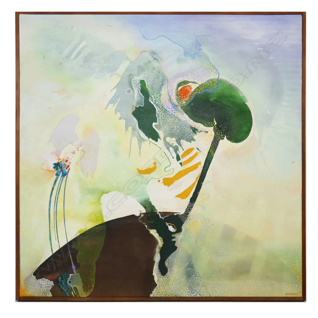 Philipa Blair (Hutchison) (NZ1945-) 'Green Burst', Image 1++