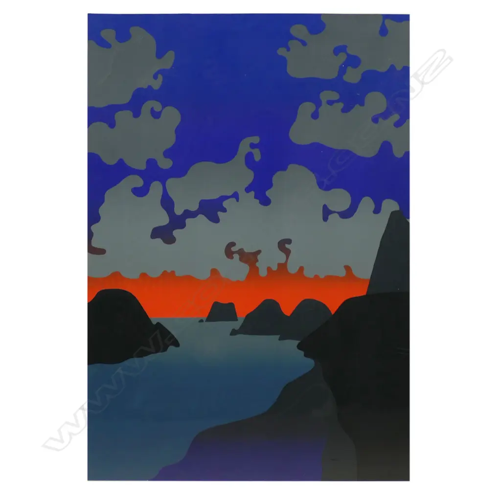 Michael Smither (NZ 1939-) 'Back Beach Road', Image 1++