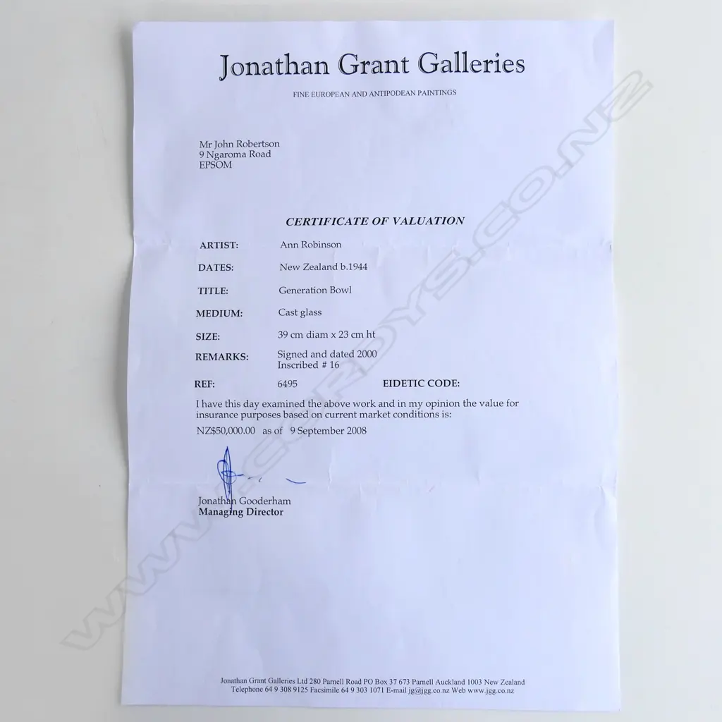 Ann Robinson (1944-), 'Generation Bowl' #16 , Image 1++