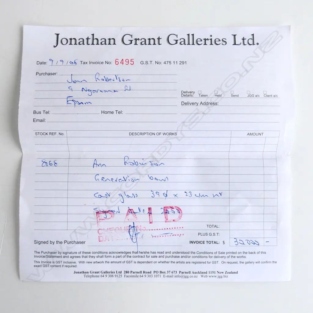 Ann Robinson (1944-), 'Generation Bowl' #16 , Image 1++