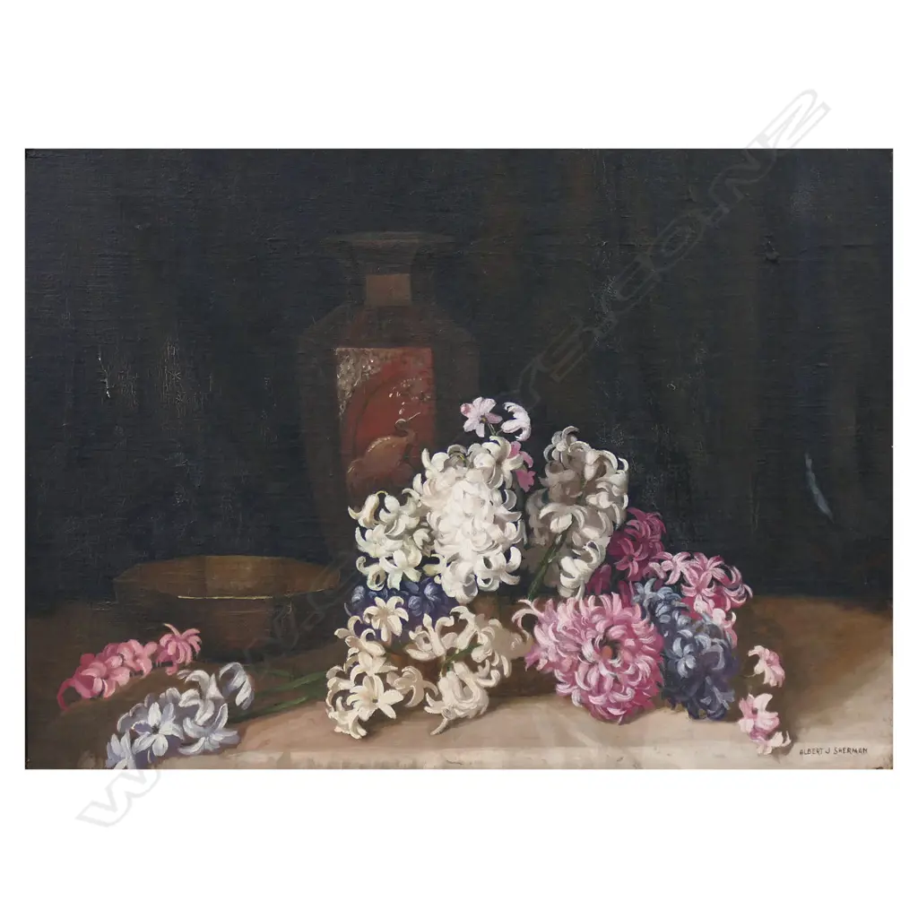 Albert J. Sherman (UK/Aus 1882-1971) Still Life, Image 1++