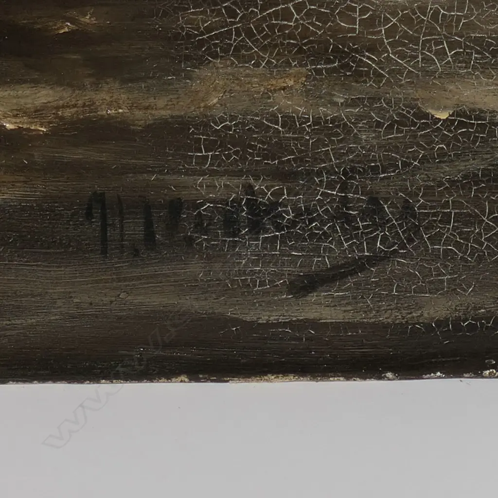 Hendrik Willem Mesdag, (Groningen 1831-1915 The Hague), Dutch Fishing Fleet Putting to Sea in Heavy Weather, Image 1++