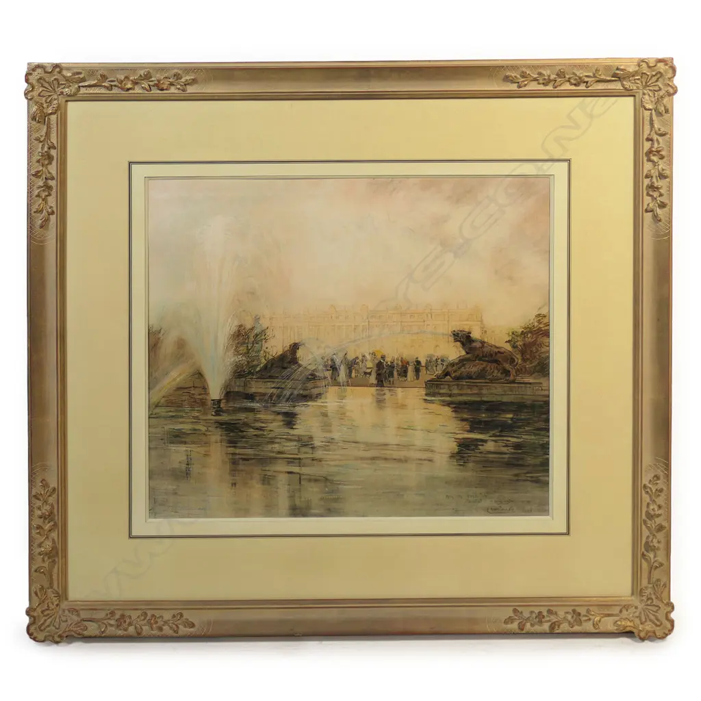 Charles Jouas (France 1866-1942),'Le Parc de Versailles', Image 1++