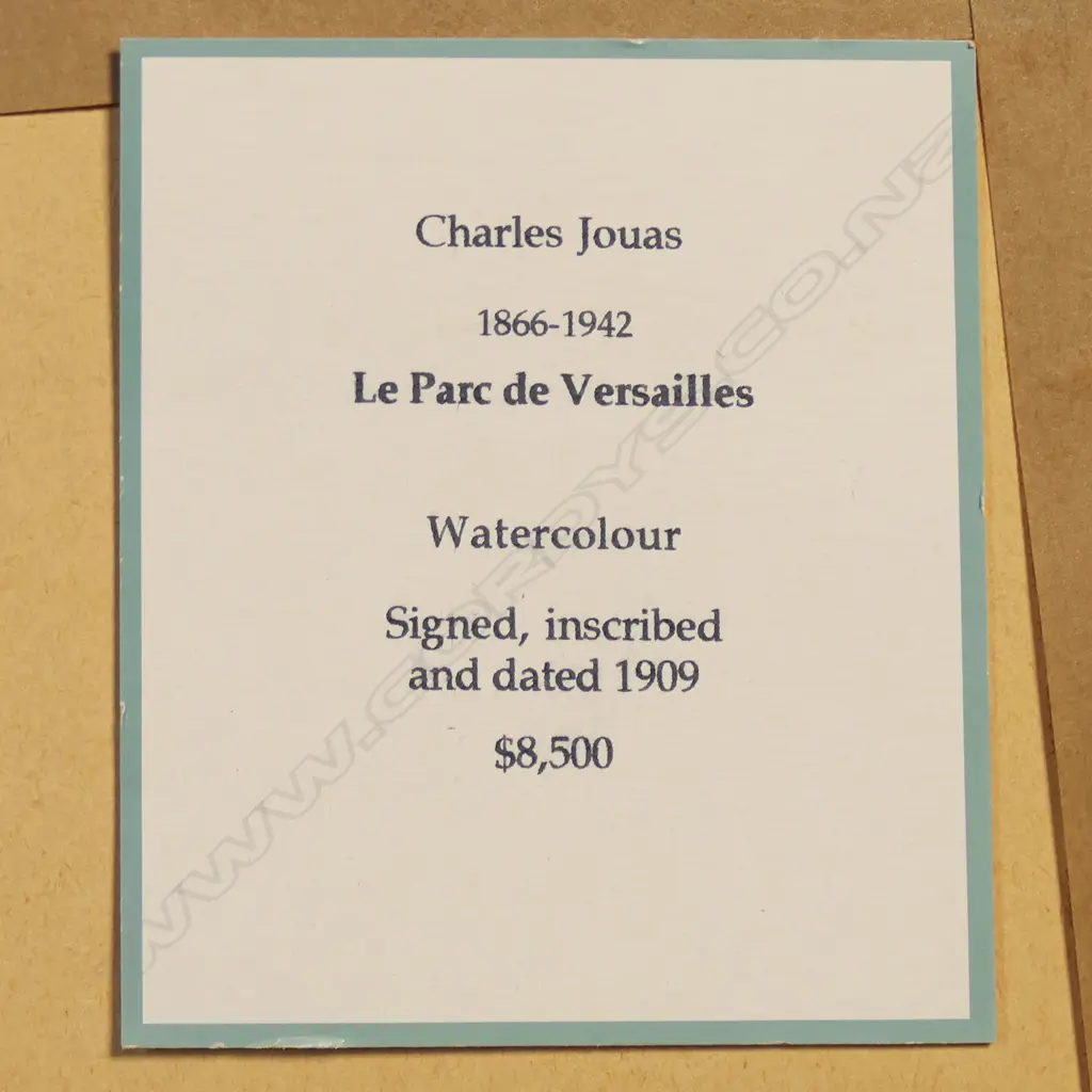 Charles Jouas (France 1866-1942),'Le Parc de Versailles', Image 1++