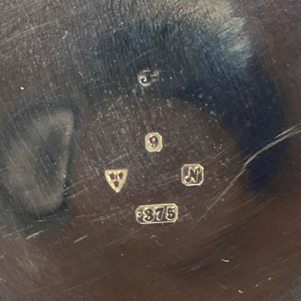 An early 20thC 9ct rose gold large full hunter chronograph pocket watch, Image 1++